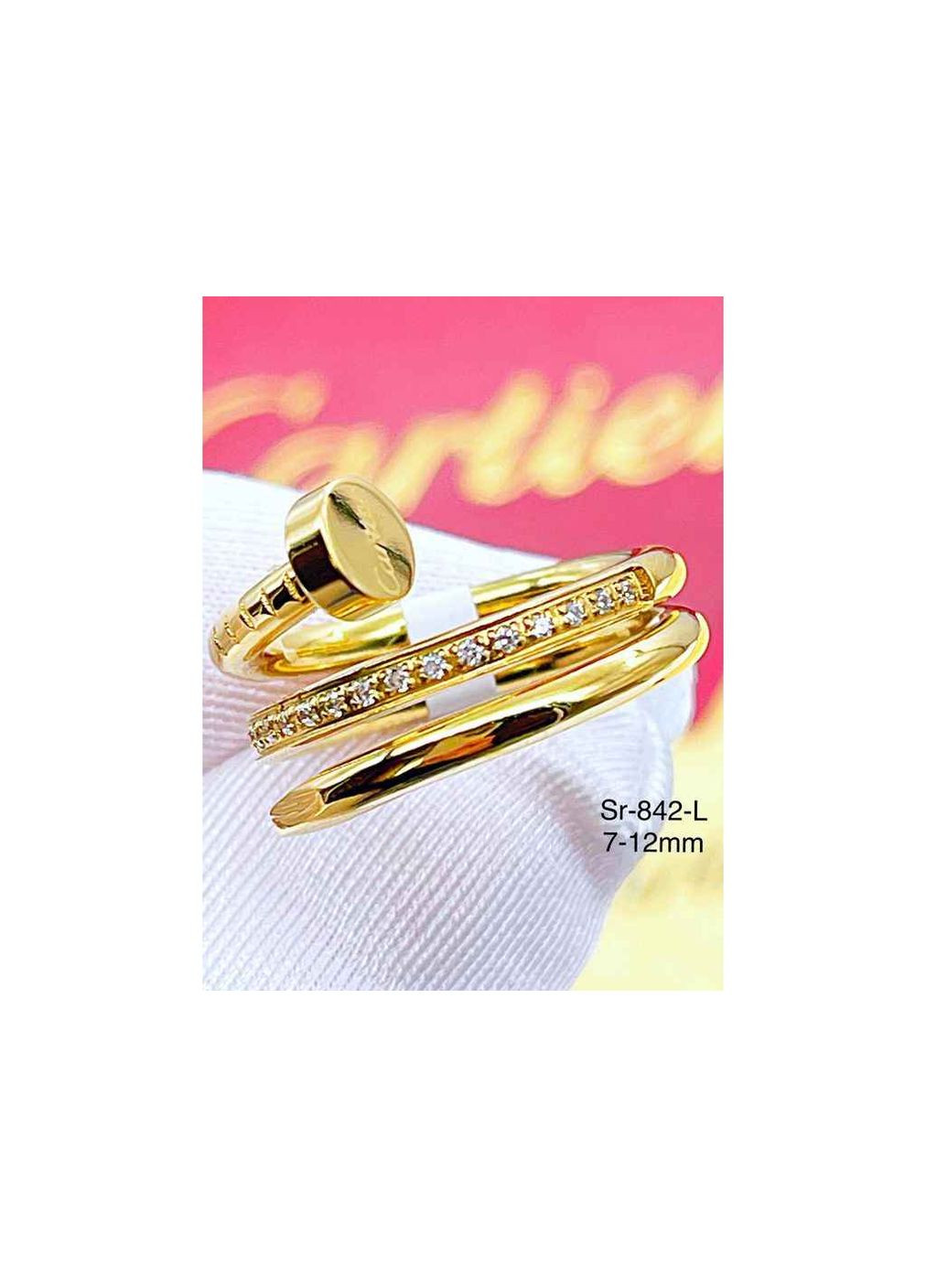 Каблучка Stainlees Steel 842-L р. Stainless Steel (346394336)