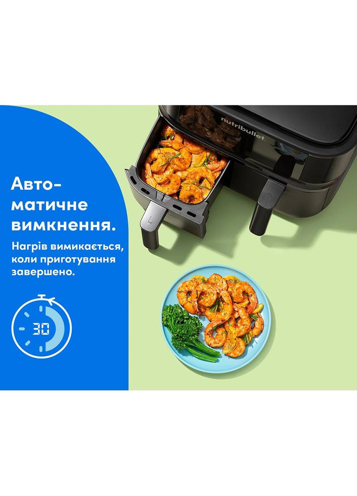 Мультипечь Twin Drawer Air Fryer NBA081B Nutribullet (306527855)