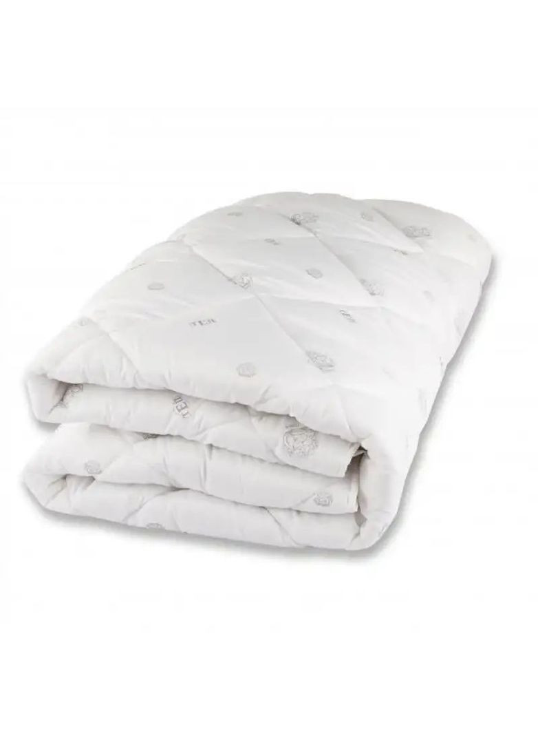 Зимова ковдра двоспальна з бавовняним волокном 180*210 см, 350 гр/м2 гіпоалергенна DREAM COTTON Білий (38650180210) ТЕП (368376268)