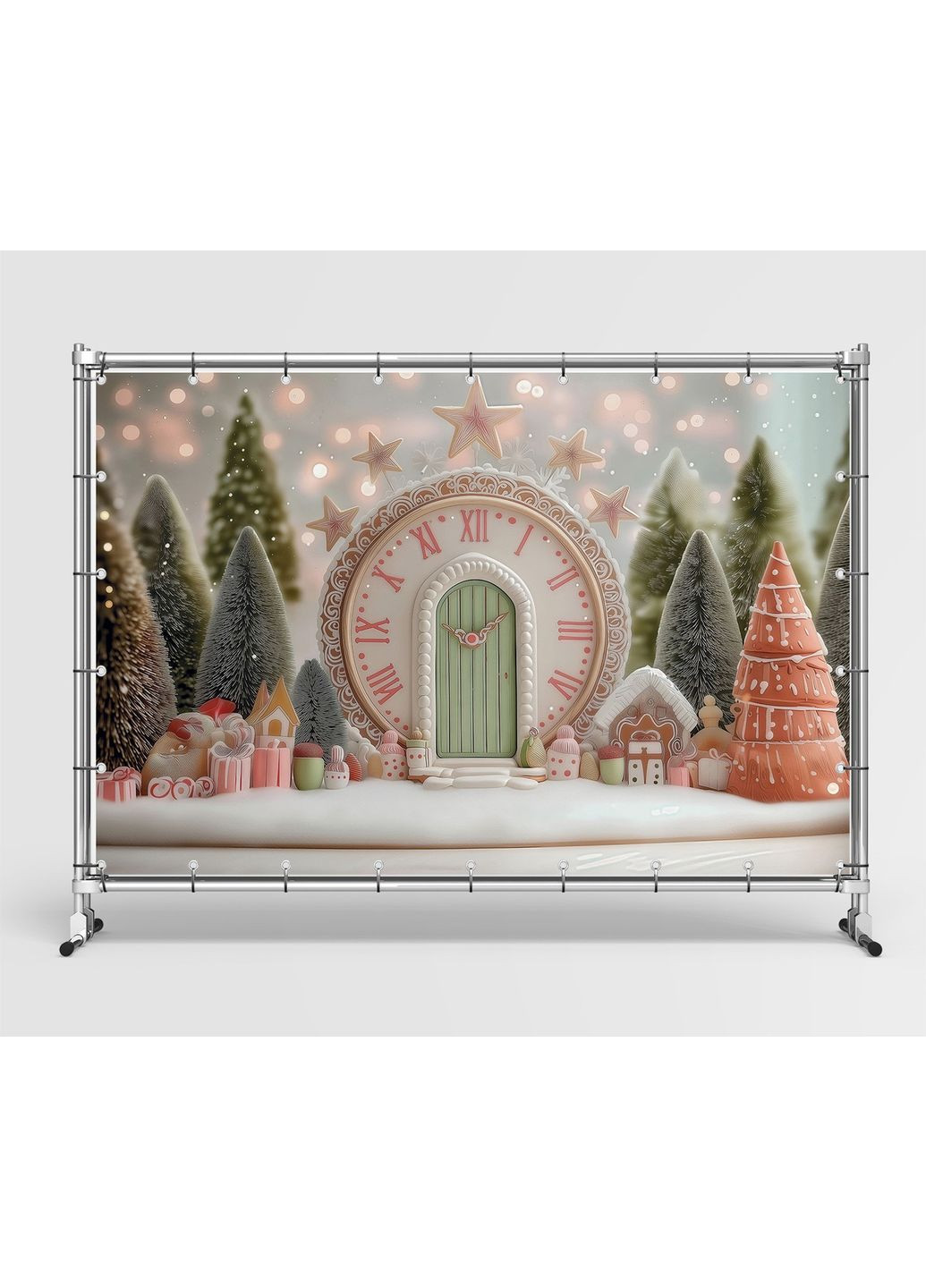 Фотозона Арка з ліхтарями і карамельними деревами – №46595 Vinylpex (369930117)