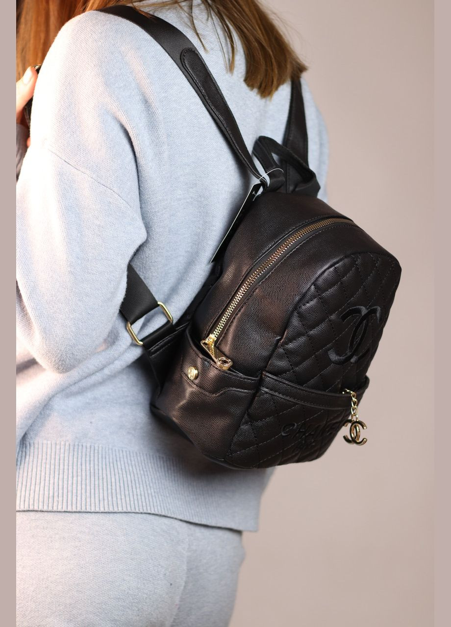 Женский рюкзак CHANEL black, женский рюкзак, рюкзак Шанель черного цвета No Brand (307925591)