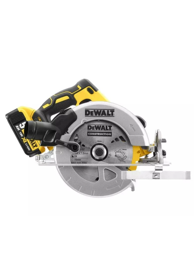 Пила дискова акумуляторна з АКБ та ЗП DeWALT DCS570P2 (385685070)