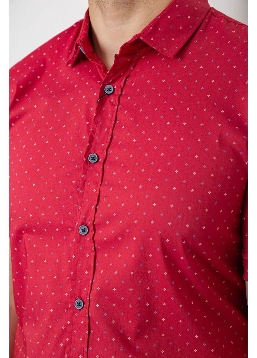 Бордовая рубашка Ager
