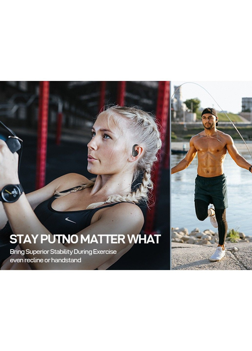 Беспроводные сенсорные bluetooth наушники G86 MFI для занятий спортом Dacom (299152878)