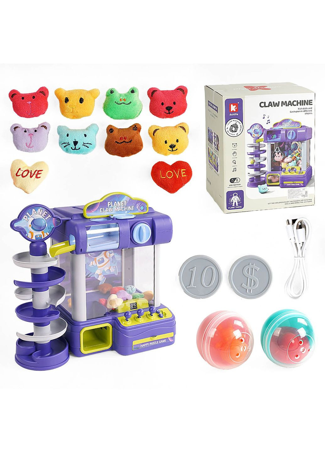 Ігровий автомат м’яка іграшка інтерактивна іграшка WToys 157362 (362135663)