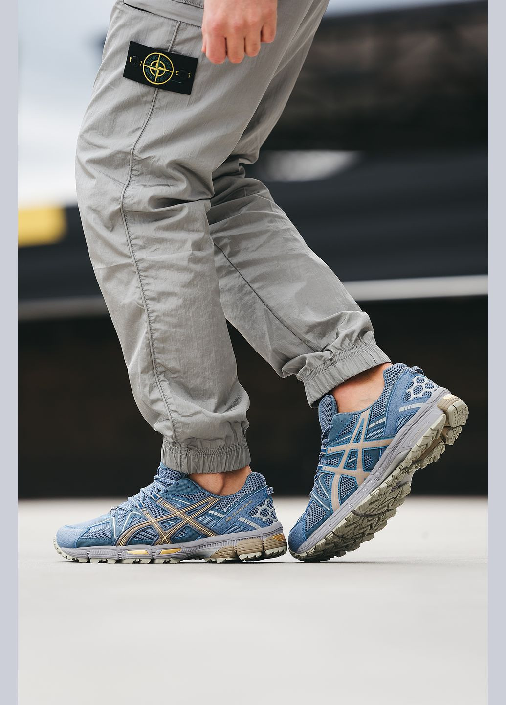 Кроссовки женские и мужские Asics Gel-Kahana 8 blue | Асикс Гель-Кахана 8 синие No Brand синие всесезоны (315155222)