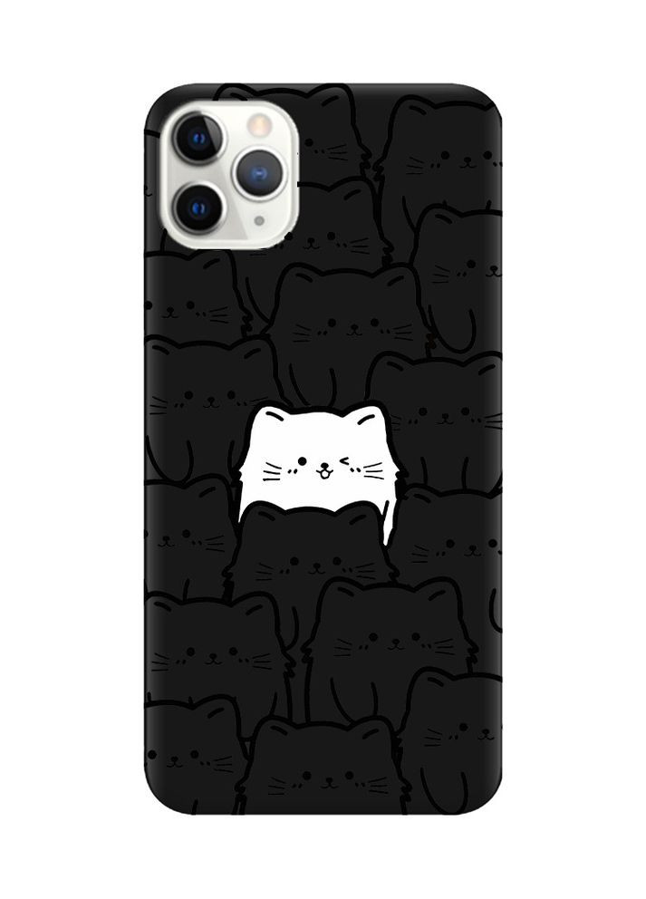 Матовый чехол на iPhone 11 Pro Max Котики (принт 392) CASE CONTROL (360663687)