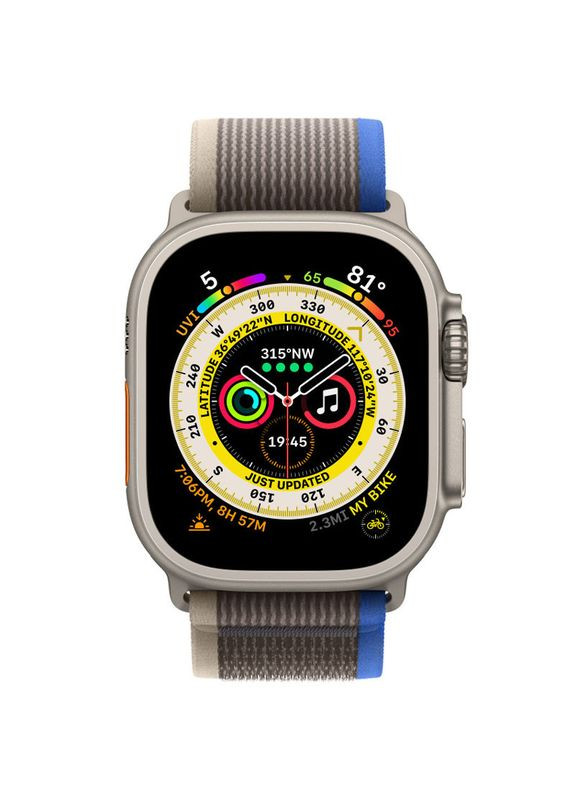 Нейлоновый ремешок для Apple watch 44mm 45mm 46mm 49mm / ремешки на Эпп вотч нейлон 44 45 46 49 Epik (356101785)