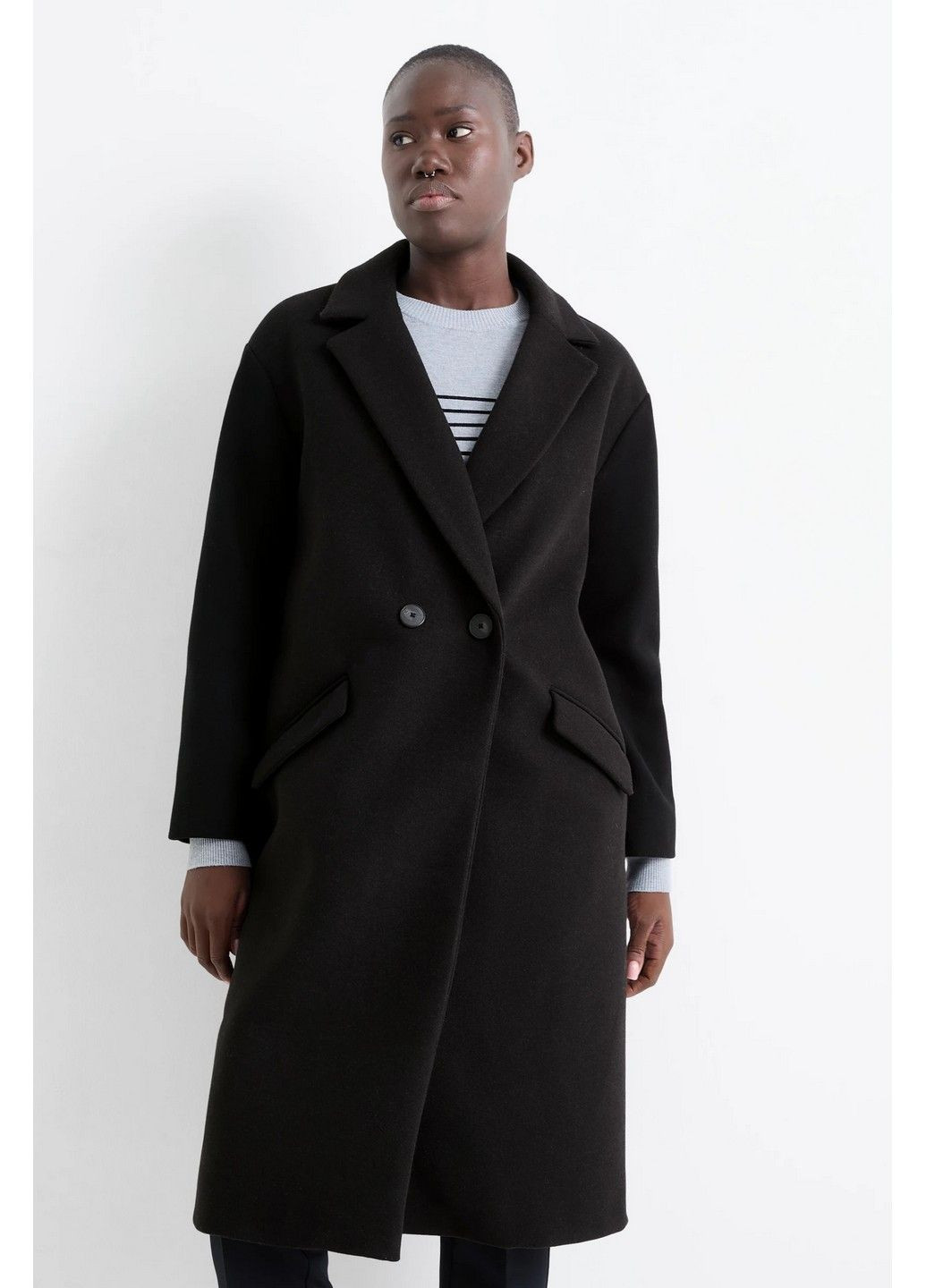 Черное демисезонное Пальто C&A