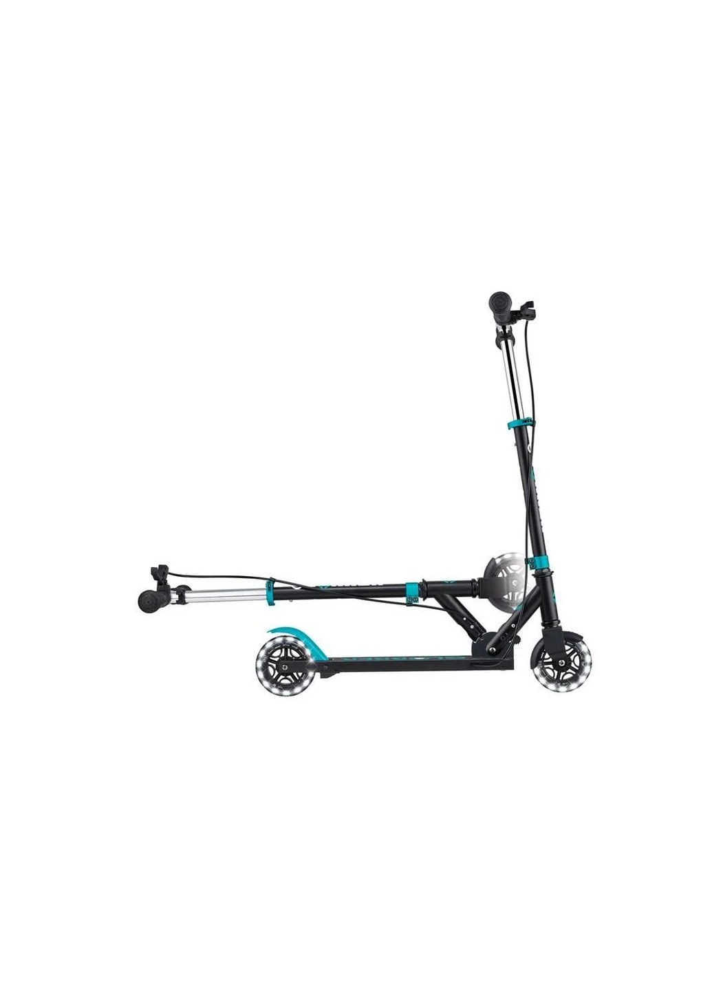 Самокат серии FLOW ELEMENT JUNIOR LIGHTS, черный, колеса с подсветкой, 3+ Globber (372974081)