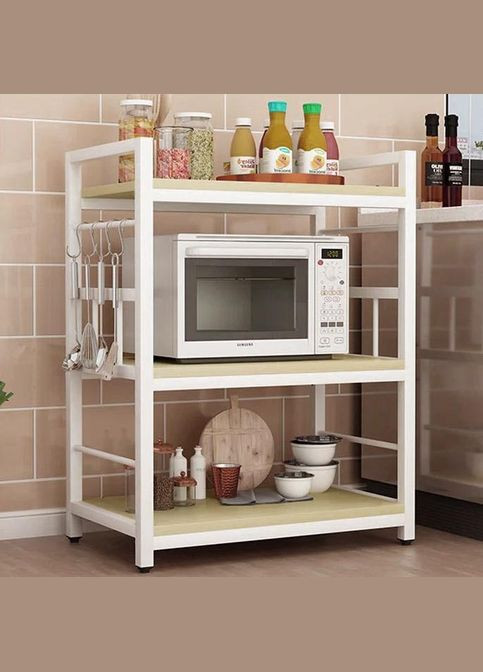 Стелаж кухонний з дерева Беранс 3 зефір-бланже (СТА-30592001) No Brand (327868685)