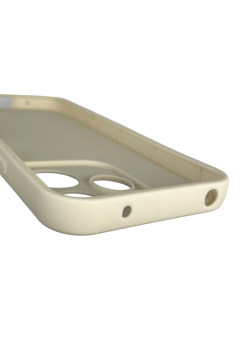 Чохол силіконовий Soft Touch для Poco M6 4G молочний (Повний захист камери) Xiaomi (366389714)