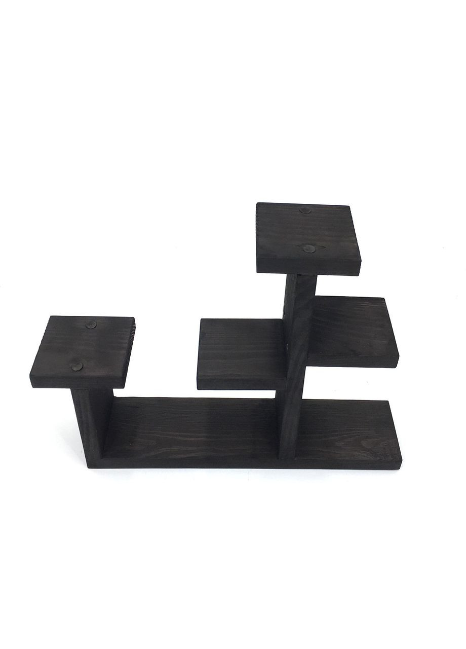 Подставка для цветов из дерева Оспиталет венге (ЦВП-001512) No Brand (328226758)