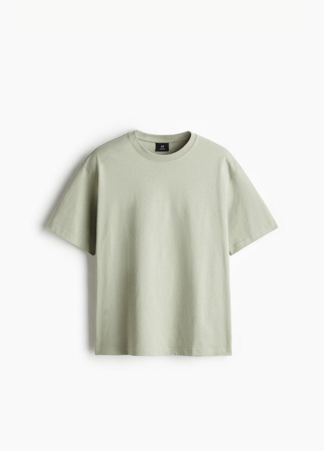 Світло-зелена футболка вільного крою H&M loose fit
