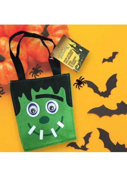 Сумка для конфет на хэллоуин Франкештейн 200 на 205 мм разноцветный Jannet Сумка (357205556)