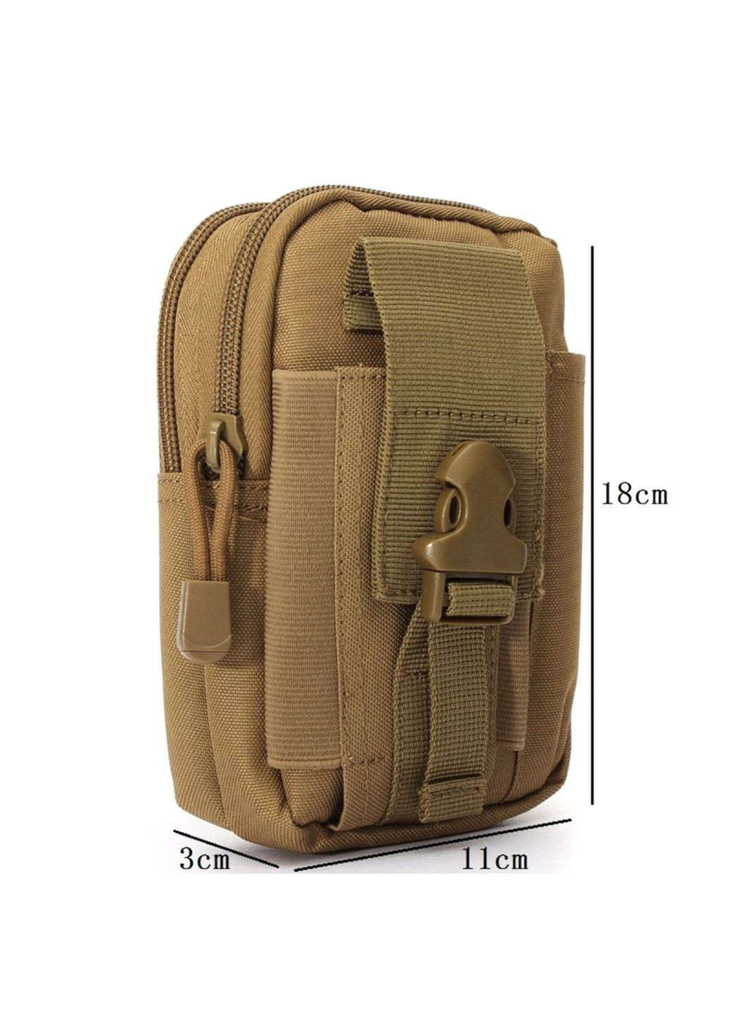 Универсальный подсумок A50 MOLLE Coyote RZCOM17 Vik-Tailor (315879434)