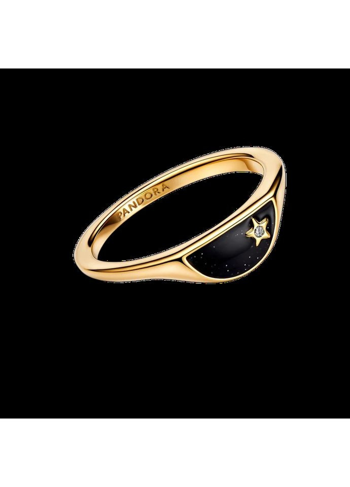 Кольцо Пандора Ме "Полукруг" с эмалью 163325C01 Kabluchka (355347484)