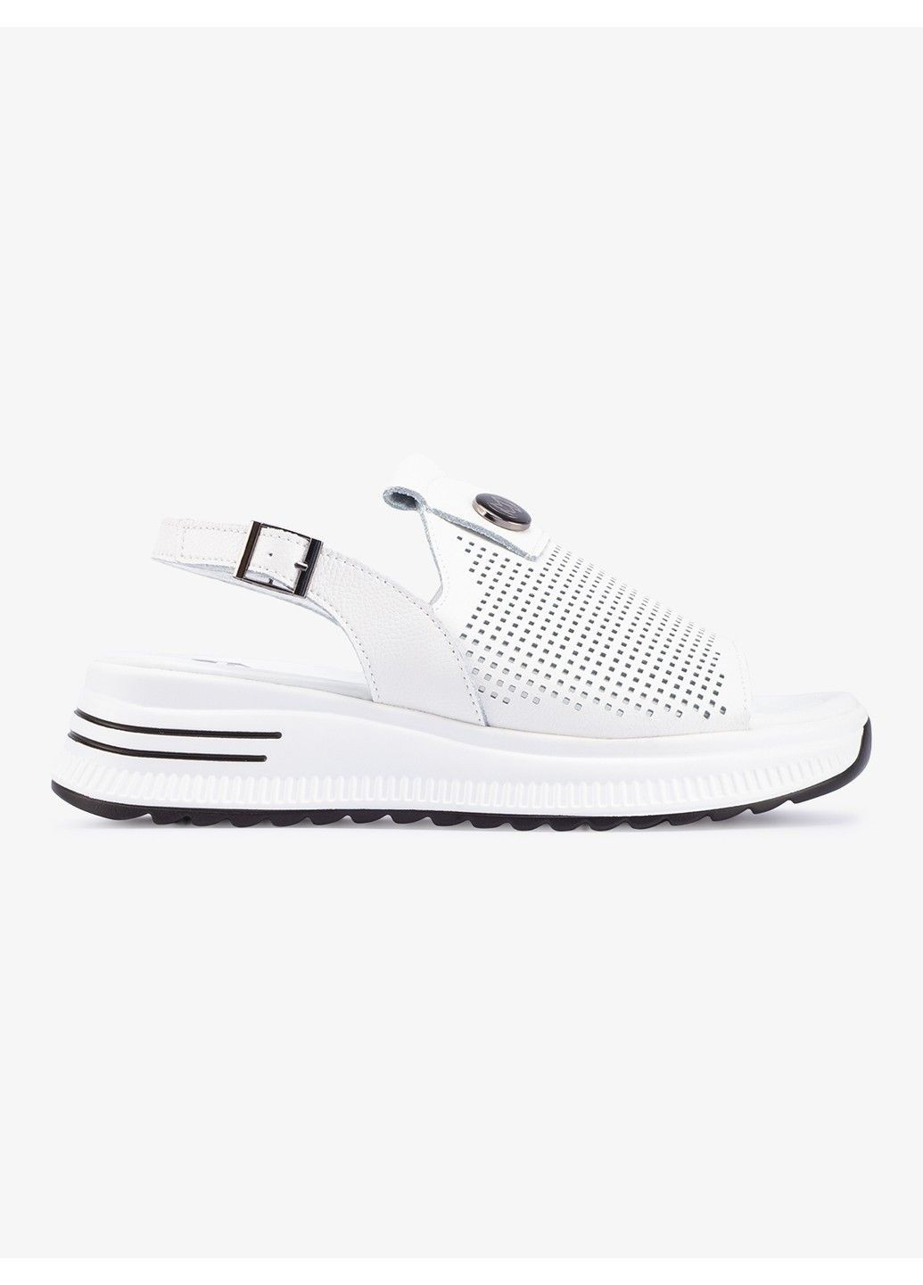 Белые женские босоножки 1101357 Buts с ремешком