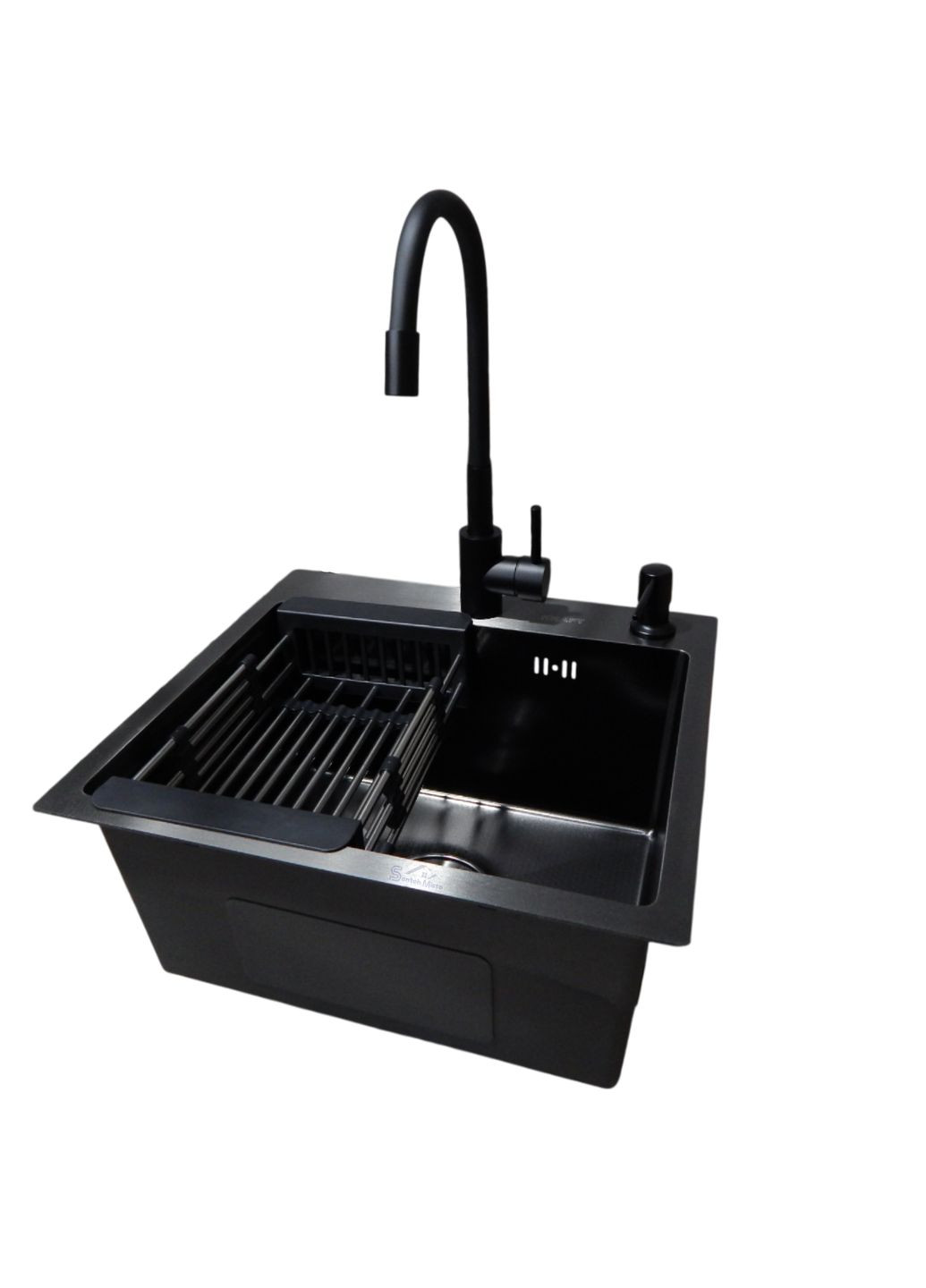 Комплект кухонної мийки Handmade PVD чорна HS45*40 (3.0/1.0 мм) Kraft (362209912)