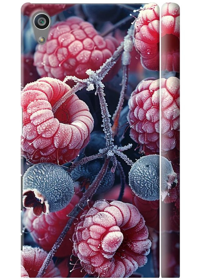 3D пластиковый матовый чехол 'Морозные ягоды' для Endorphone sony xperia z5 e6633 (285118710)