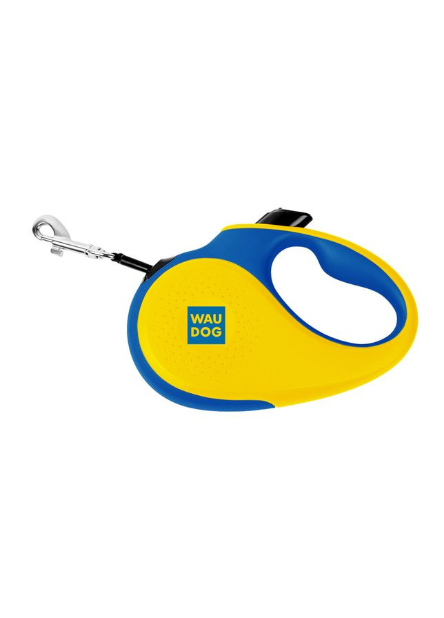 Повідець-рулетка для собак R-leash, малюнок "Colors of freedom", M, до 25 кг, 5, світловідбивна стрічка WAUDOG (323487102)