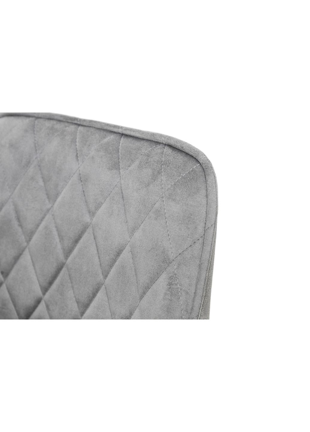 Кухонний стілець NAOMI велюр Світло-сірий/Білий 857529-01 857529 Comfort Line (355467920)