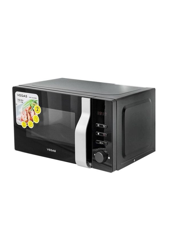Микроволновая печь соло с функцией размораживания по весу VMO6020MB Vegas