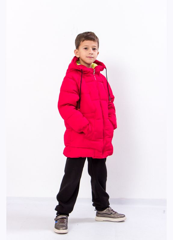 Красная зимняя куртка для мальчика (зима) No Brand