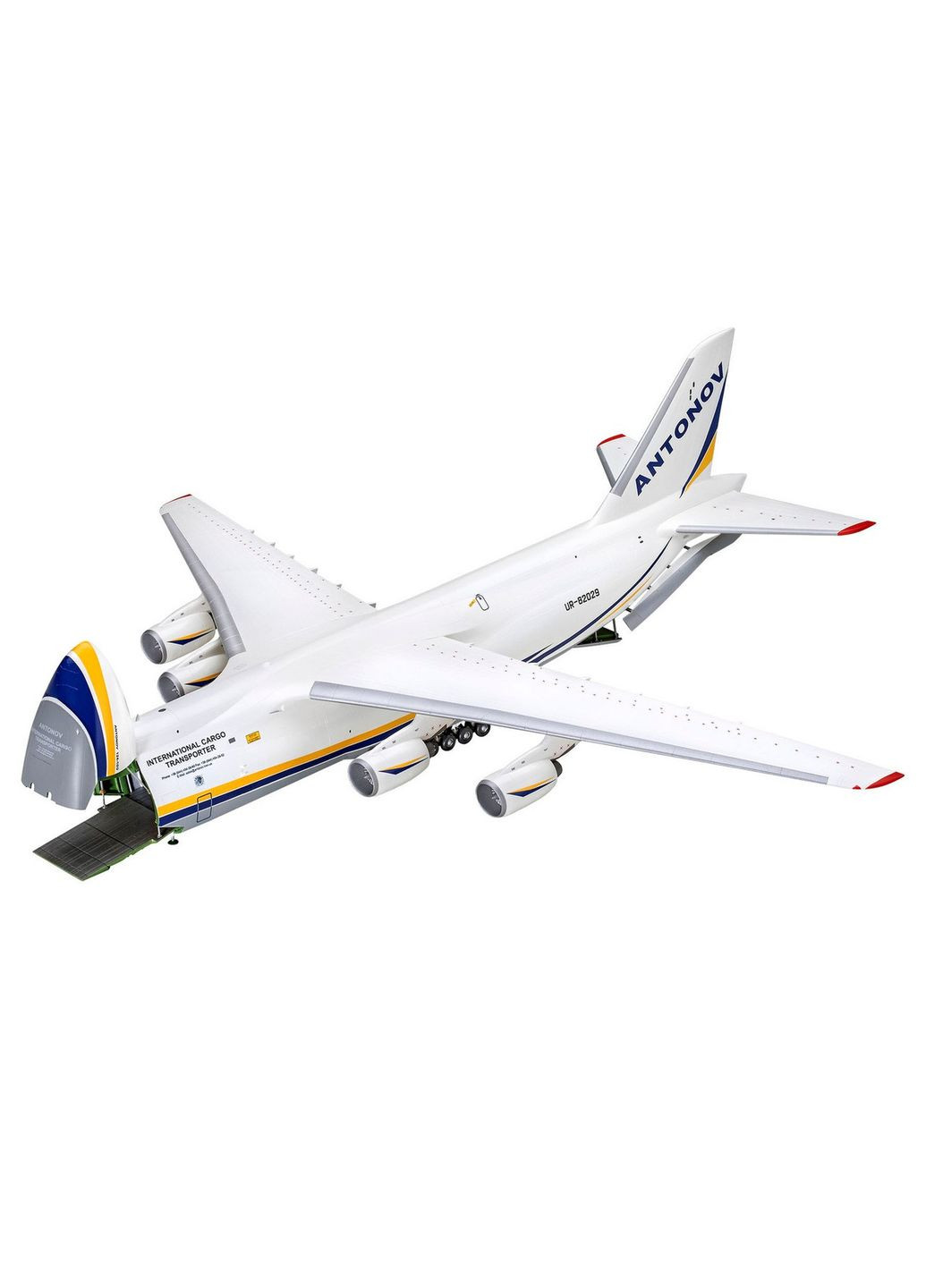 Сборная модель Грузовой самолет АН124 Руслан уровень 5 масштаб 1:144 (RVL-03807) Revell _03807 (315402955)