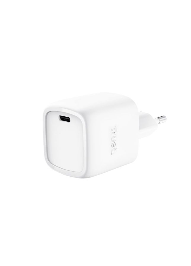 Зарядное устройство сетевое Maxo 30Вт, GaN, USB-C, PD/PPS, белый Trust (365748241)
