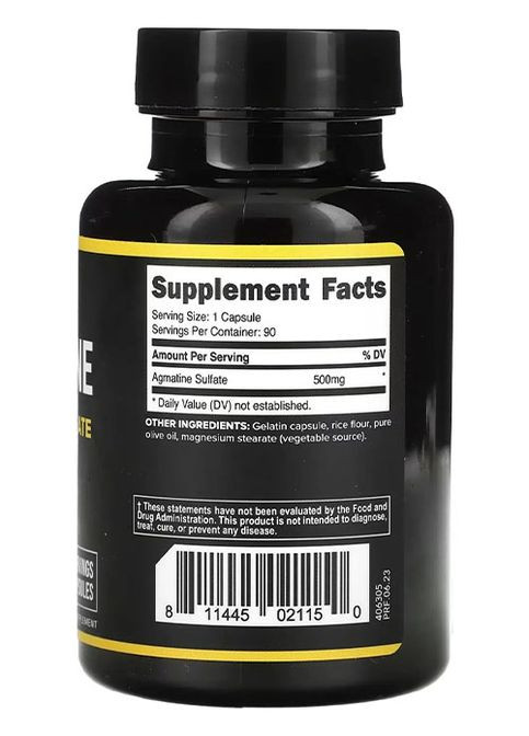 Agmatine Sulfate 500 mg 30 Caps Primaforce (317406010)
