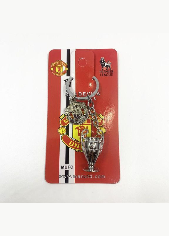 Футбольний Брелок Логотип футбольного клубу Манчестер Юнайтед та Кубок Ліги Чемпіонів No Brand (340272720)