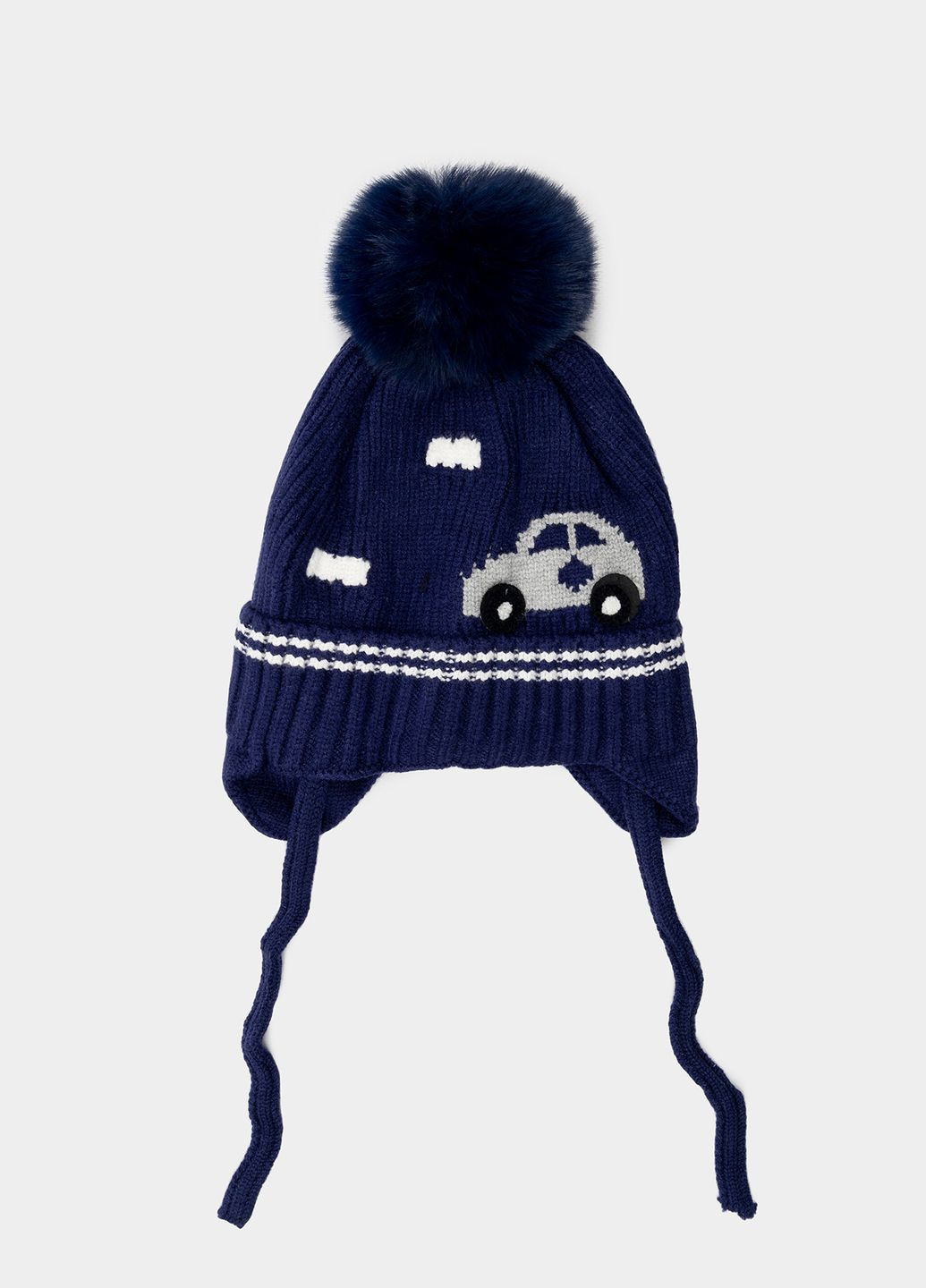 Шапка для хлопчика колір темно-синій CB-00228174 No Brand (325813685)