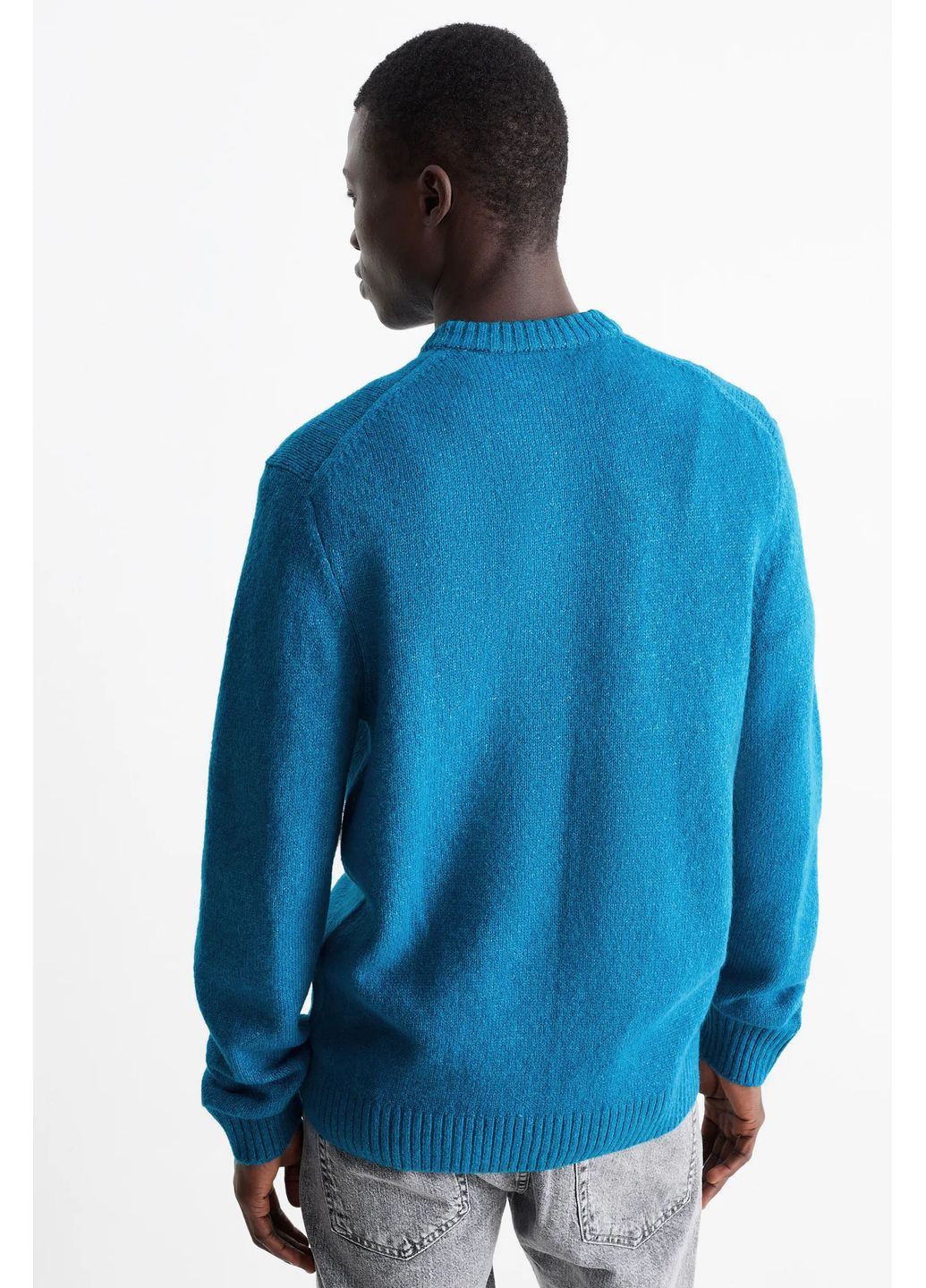 Синій демісезонний в'язаний светр C&A