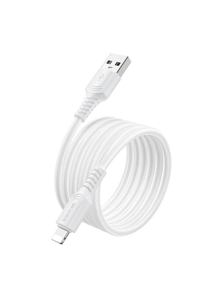 Зарядний кабель USB-Lightning для iPhone / Провід шнур юсб лайтнінг для зарядки айфона Apple пристроїв Borofone (360635981)