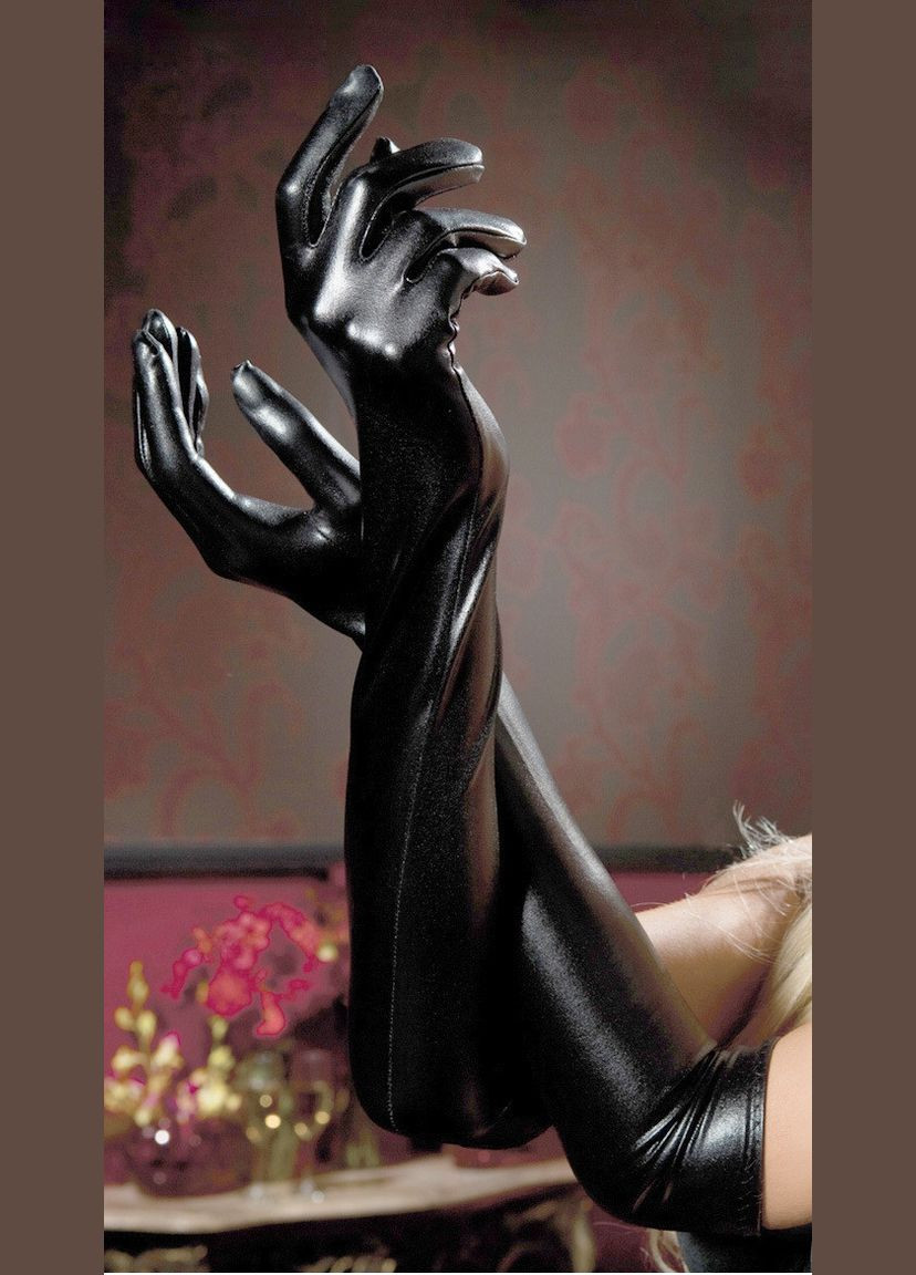 Сексуальные перчатки имитация латекс латексные Honey Fashion Accessories XS/S черный (7-83/1) No Brand (313286208)