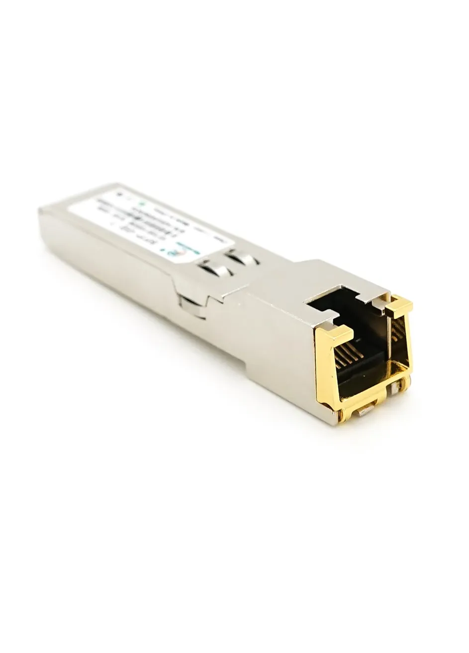SFP-модуль мідний SFPGET, RJ45, 10/100/1000 Мбіт/с, до 100 м FibraLider - (405842909)