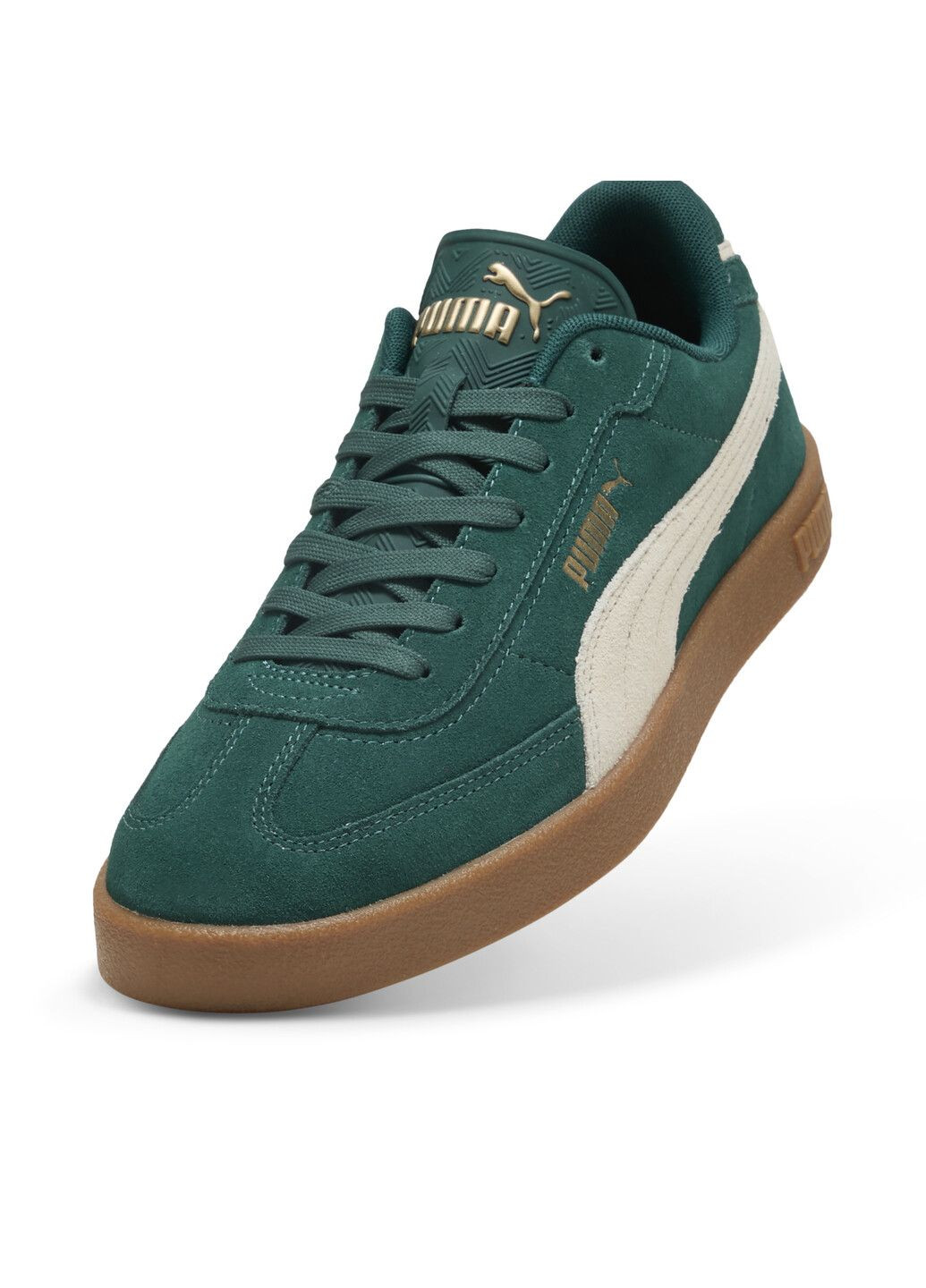 Зеленые всесезонные кеды club ii era suede sneakers unisex Puma