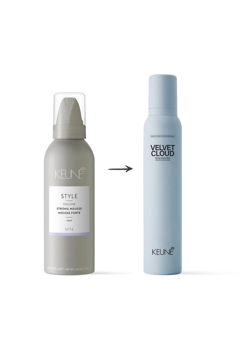 Міцна піна для створення об’єму Velvet Cloud 200 мл Keune (346493425)