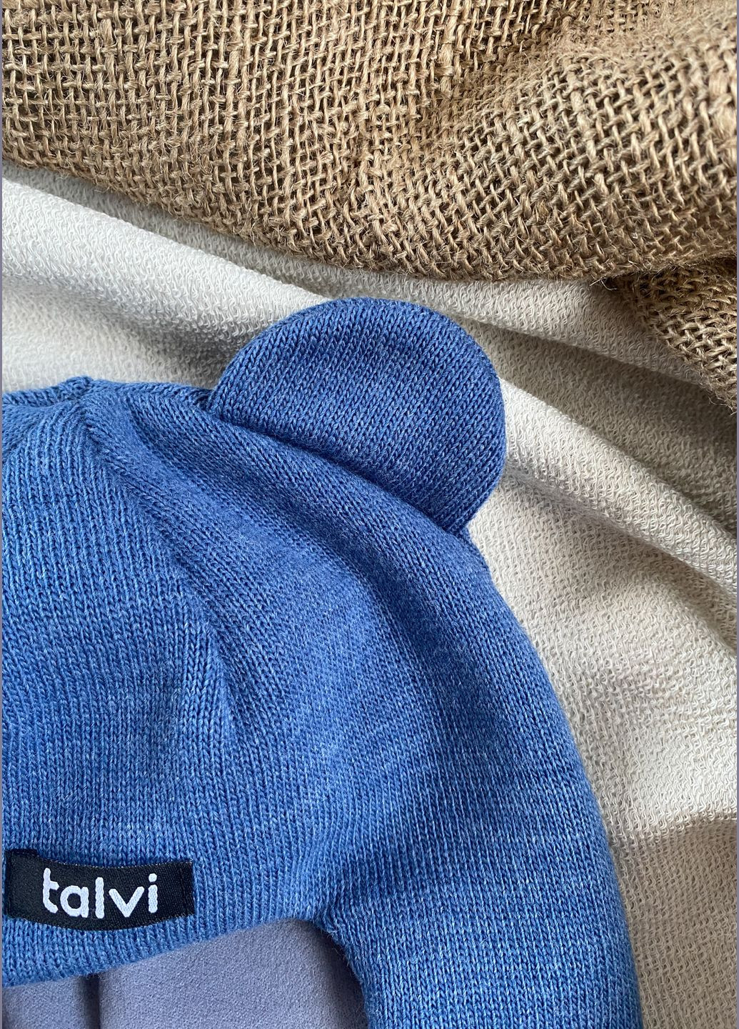 Talvi шолом-шапка дитячий на зиму балаклава однотонний синій повсякденний виробництво - Україна