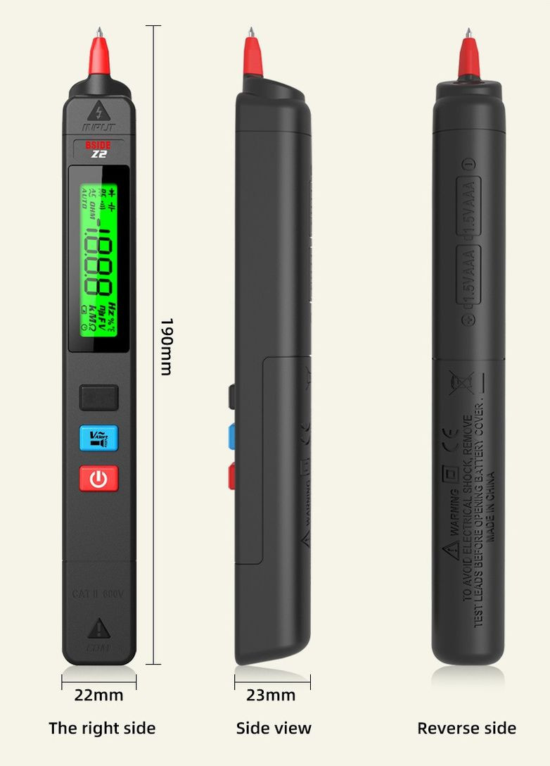 Безконтактний індикатор фази та напруги Z2 Bside (300577529)