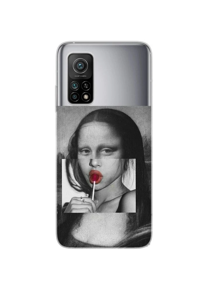 Прозорий чохол на Xiaomi Mi 10T/Mi 10T Pro:: Сучасна Мона Ліза (принт 351) Creative (360703576)