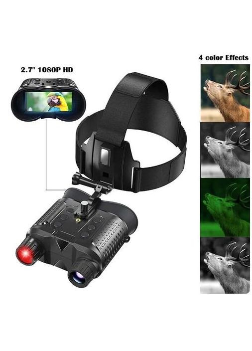 Прилад (бінокуляр) нічного бачення NV8160 (до 400м) з кріпленням на голову та шолом MPM (333662532)