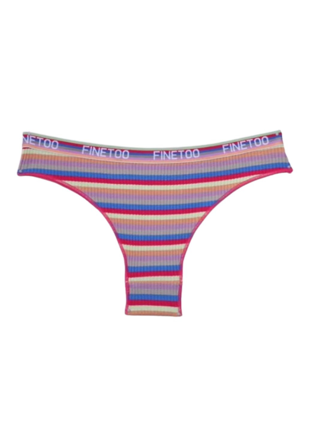 Женские хлопковые трусики бразилианы Happy Time (1833-42-01) Finetoo (331603768)