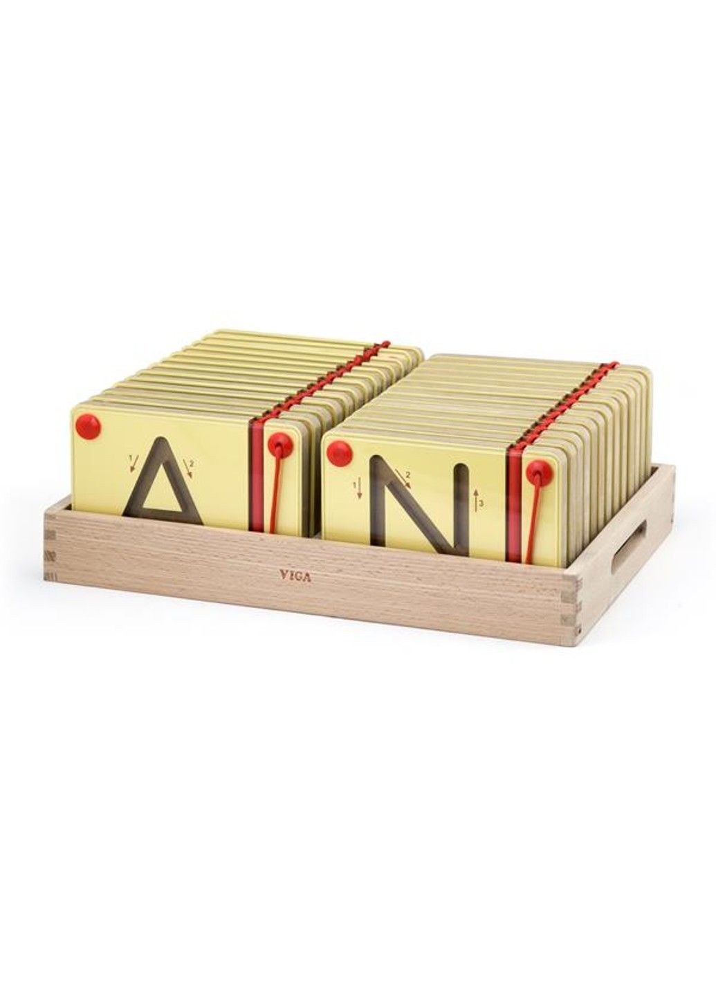 Набір для навчання Вчимося писати англійські великі літери (50337) Viga Toys (331173858)