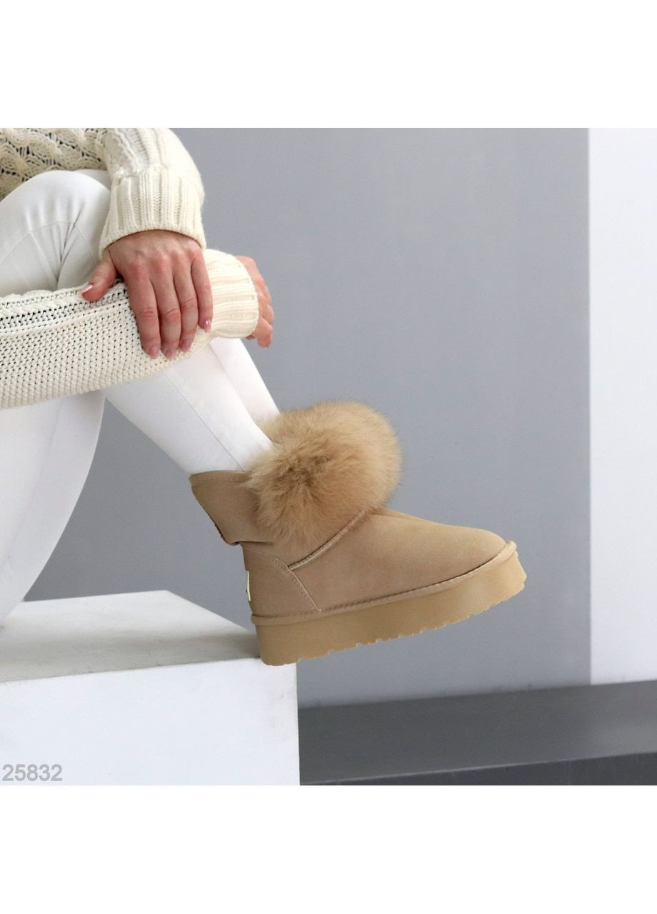 Бежевые угги Helen (366842420)