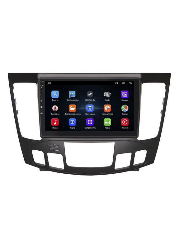 Штатная магнитола для Hyundai Sonata V (NF) Auto AC 2008-2010 экран 9" 1/16Gb Wi-Fi GPS Base Хюндаи 10шт Lesko (336198149)