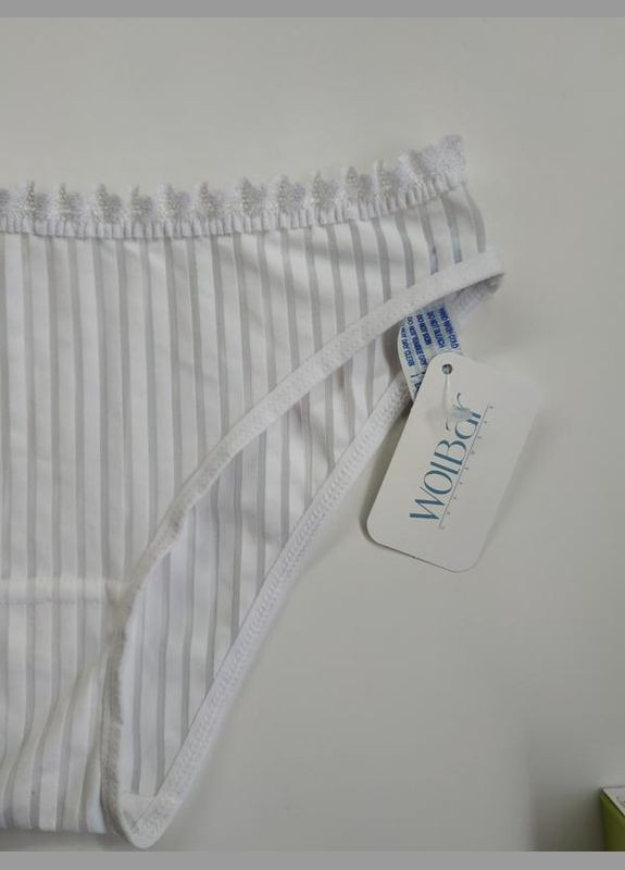 Очаровательные белые низкие девичьи трусики miki волбар Wolbar (369612953)