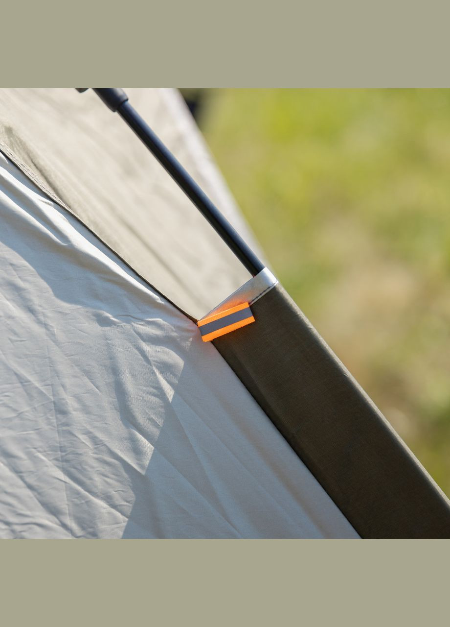 Намет автоматичний тримісний 2*2 (м) кемпінговий туристичний LU-0016GR Хакі LUGI (370708037)