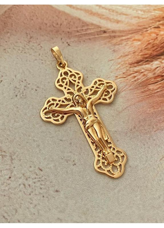 Позолочений Хрестик. Позолота No Brand (351902912)